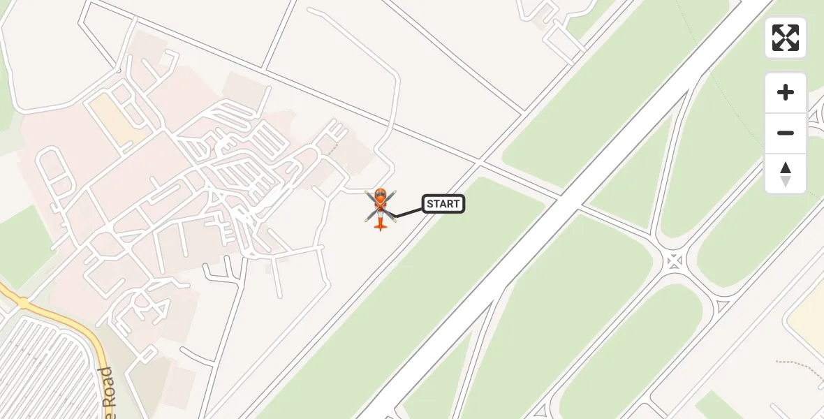 Flight route Coastguard Helicopter London Stansted Airport - London Stansted Airport, 12 August 2026, 11:20