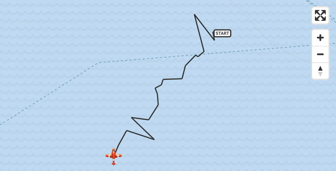 Flight route Coastguard Drone English Channel - English Channel, 13 August 2026, 06:46