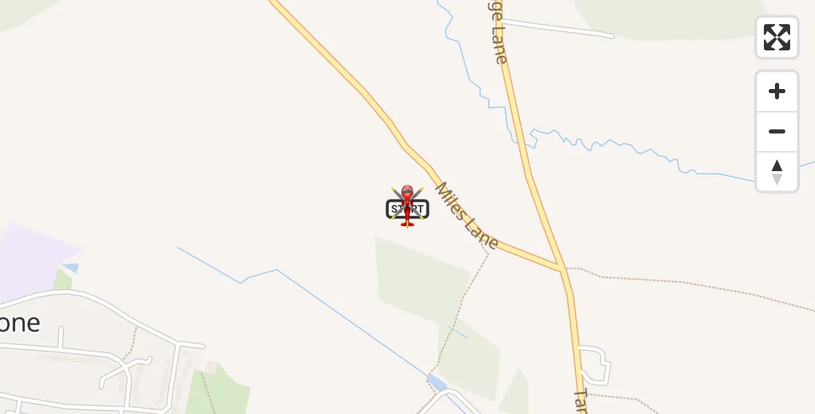 Flight route Air Ambulance Helicopter South Godstone - South Godstone, 13 August 2026, 17:36