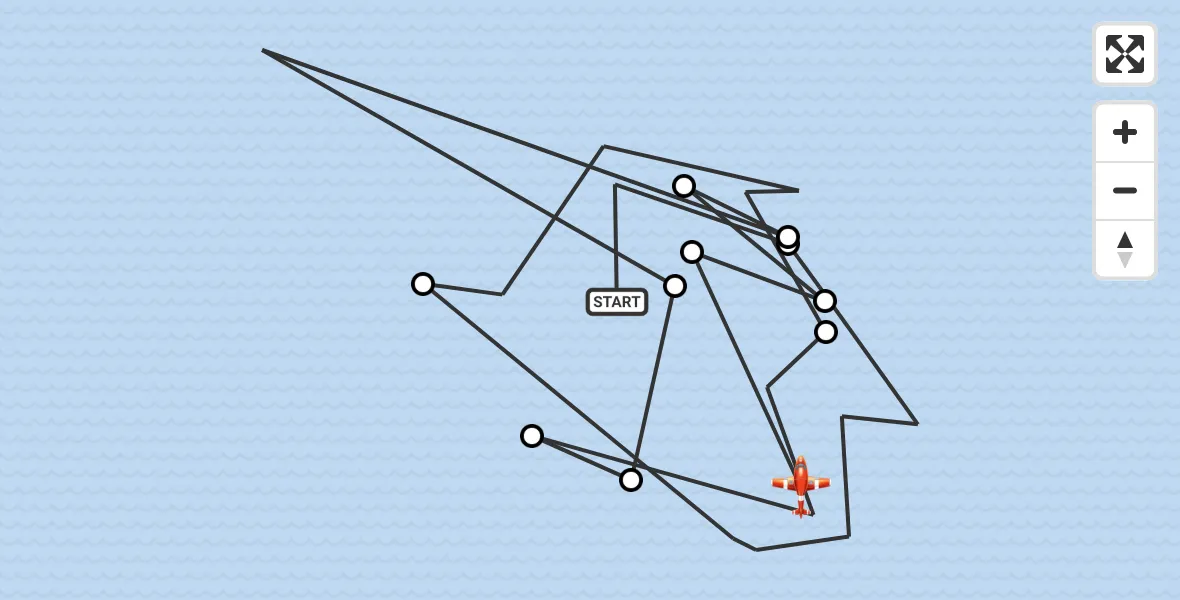 Flight route Coastguard Drone North Sea - Noordzee, 14 August 2026, 08:21