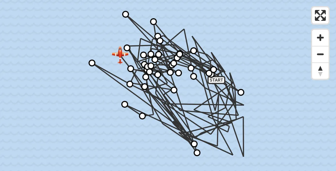 Flight route Coastguard Drone Noordzee - North Sea, 15 August 2026, 07:42