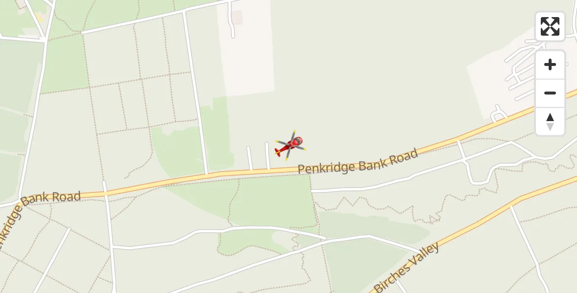 Flight route Air Ambulance Helicopter Slitting Mill - Slitting Mill, 15 August 2026, 11:56