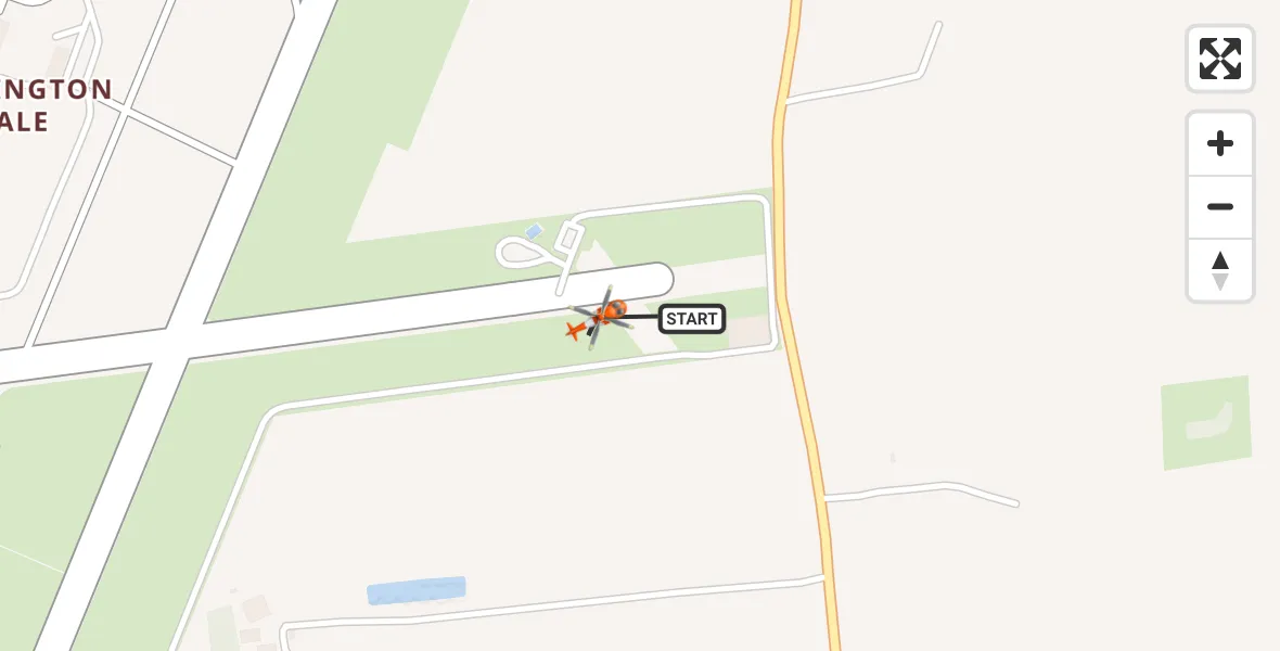 Flight route Coastguard Helicopter Humberside Airport - Humberside Airport, 17 August 2026, 11:05