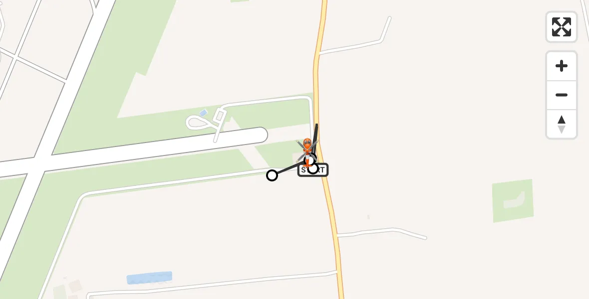 Flight route Coastguard Helicopter Humberside Airport - Humberside Airport, 17 August 2026, 15:29
