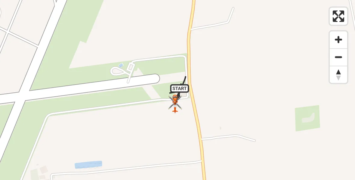 Flight route Coastguard Helicopter Humberside Airport - Kirmington, 18 August 2026, 12:08