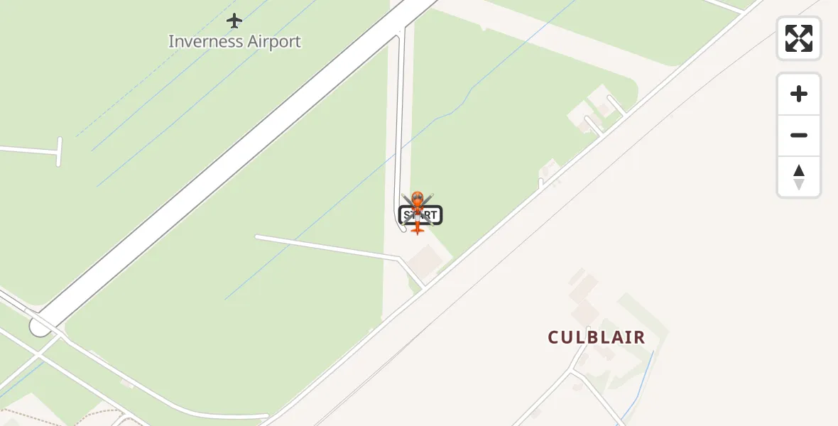 Flight route Coastguard Helicopter Inverness Airport - Inverness Airport, 18 August 2026, 20:22