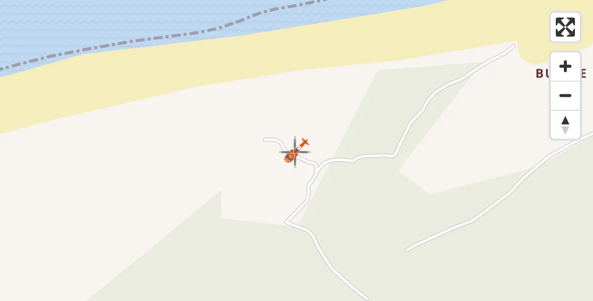 Flight route Coastguard Helicopter Buckie Loch - Buckie Loch, 18 August 2026, 21:00