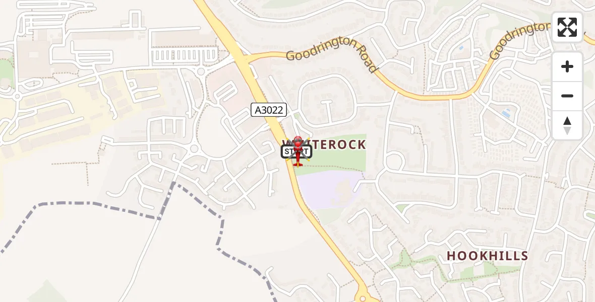 Flight route Air Ambulance Helicopter Paignton - Paignton, 19 August 2026, 12:44