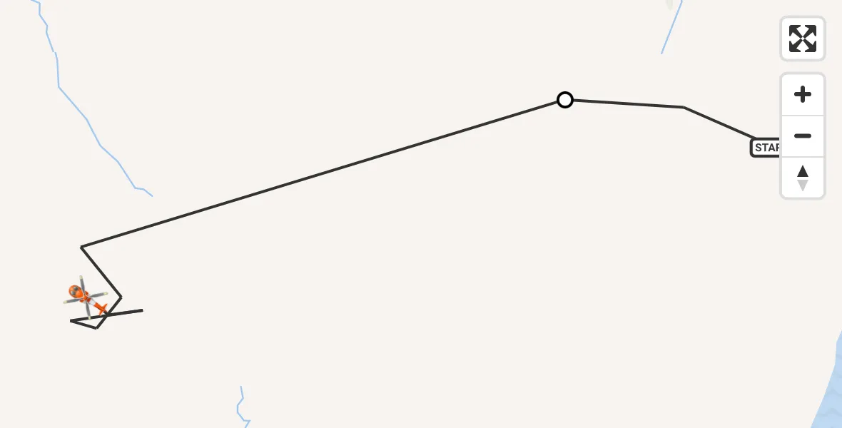 Flight route Coastguard Helicopter Meall Cian Dearg - Highland, 19 August 2026, 14:03