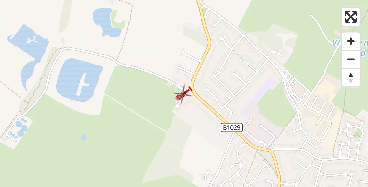 Flight route Air Ambulance Helicopter Brightlingsea - Brightlingsea, 19 August 2026, 16:31