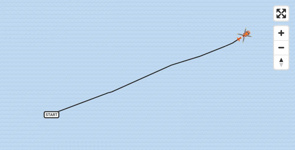 Flight route Coastguard Helicopter North Sea - North Sea, 19 August 2026, 20:50