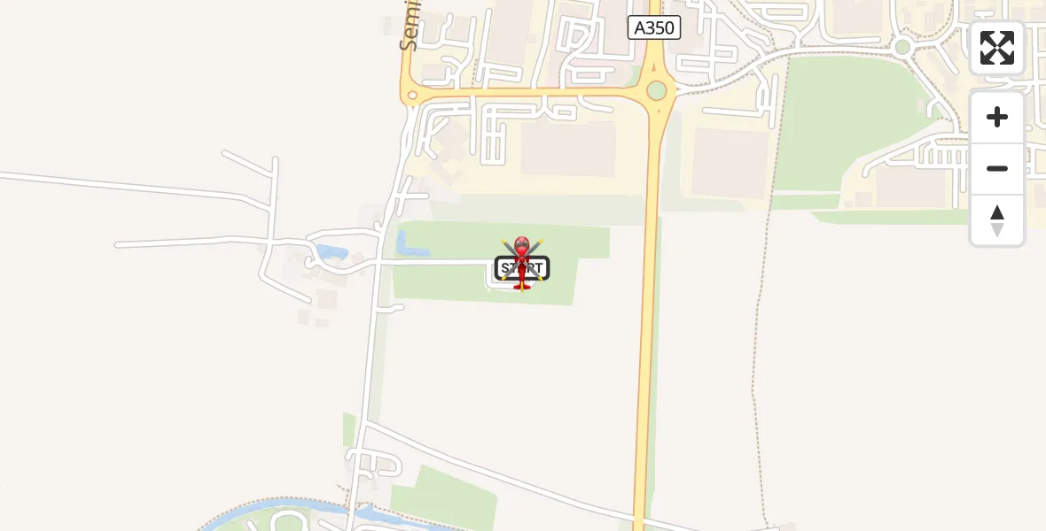 Flight route Air Ambulance Helicopter Wiltshire Air Ambulance - Wiltshire Air Ambulance, 22 August 2026, 08:55