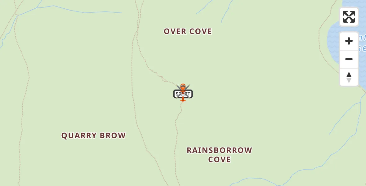 Flight route Coastguard Helicopter Kentmere - Kentmere, 22 August 2026, 11:14