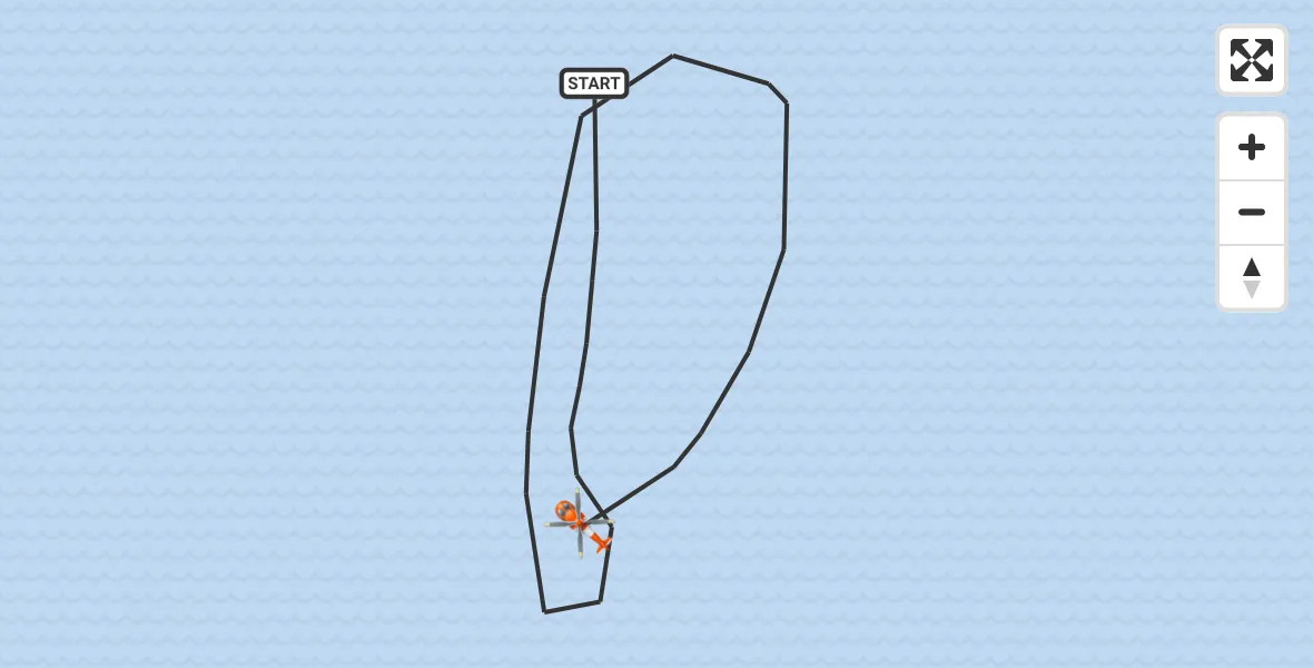 Flight route Coastguard Helicopter Bristol Channel - Bristol Channel, 22 August 2026, 14:48