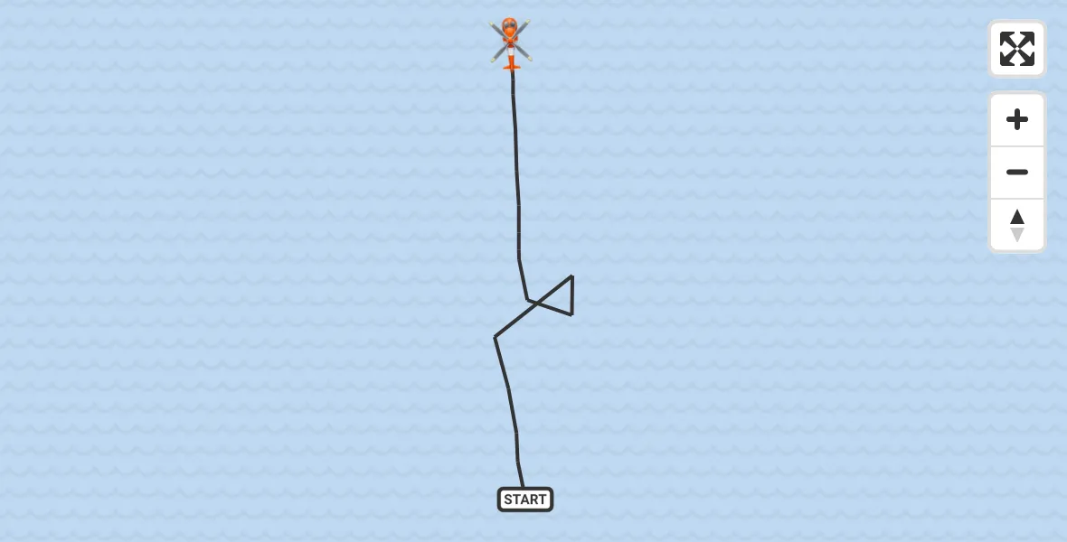 Flight route Coastguard Helicopter Bristol Channel - Bristol Channel, 22 August 2026, 14:54