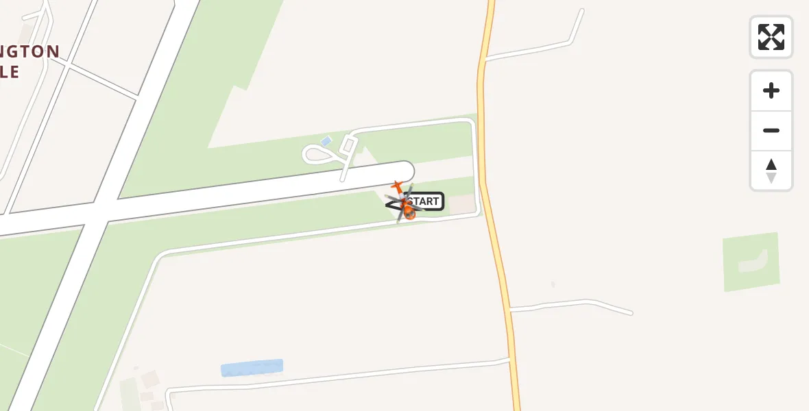 Flight route Coastguard Helicopter Humberside Airport - Humberside Airport, 22 August 2026, 16:52