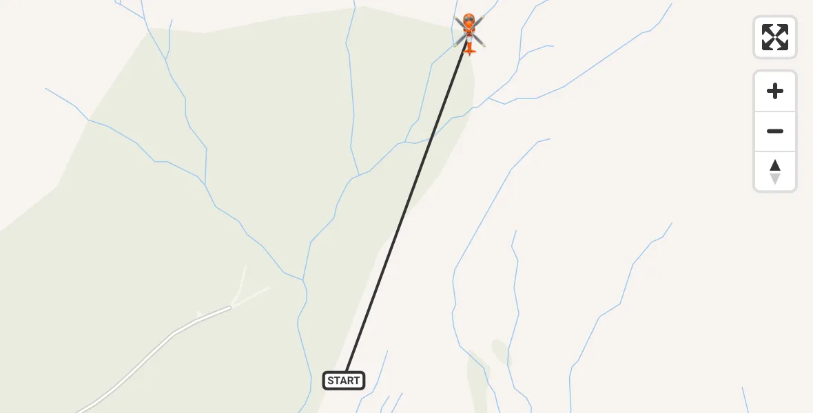 Flight route Coastguard Helicopter Glencoe - Glencoe, 22 August 2026, 19:23