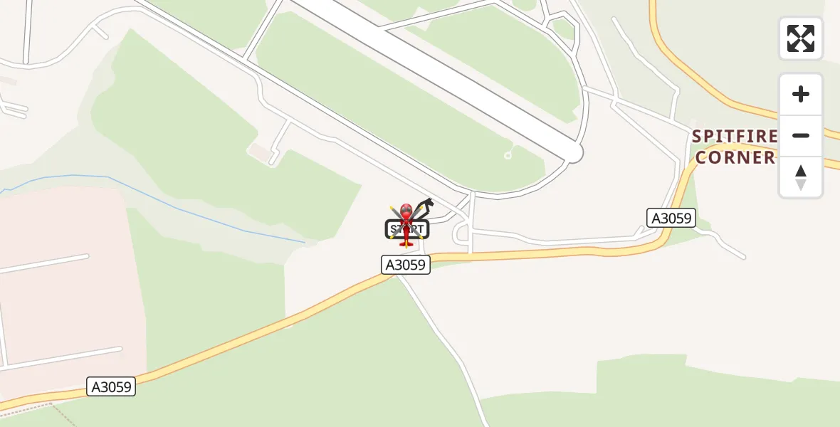 Flight route Air Ambulance Helicopter Cornwall Airport Newquay - Cornwall Airport Newquay, 23 August 2026, 07:04
