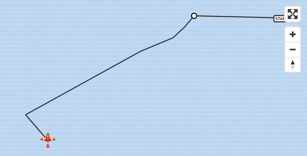 Flight route Coastguard Drone Noordzee - North Sea, 23 August 2026, 08:14