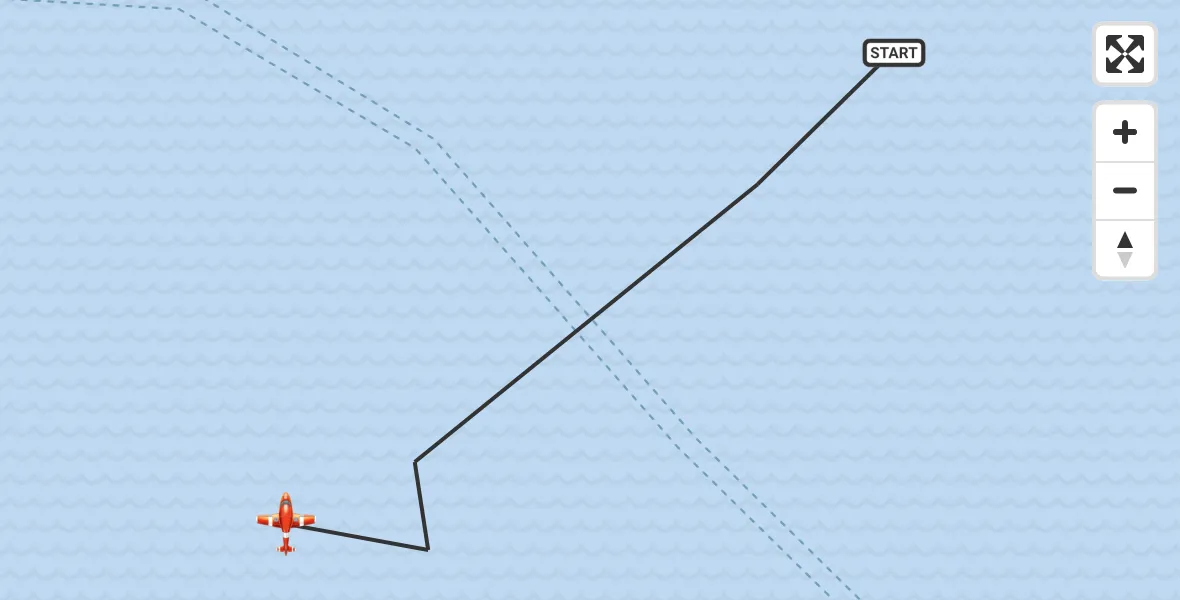Flight route Coastguard Drone North Sea - North Sea, 23 August 2026, 08:18