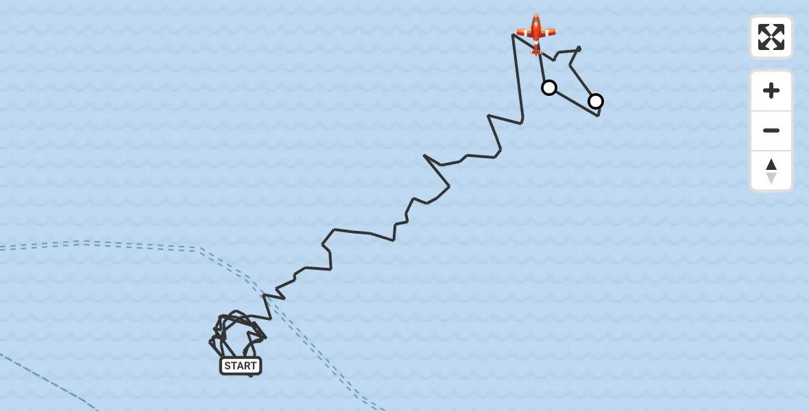 Flight route Coastguard Drone North Sea - North Sea, 23 August 2026, 08:22