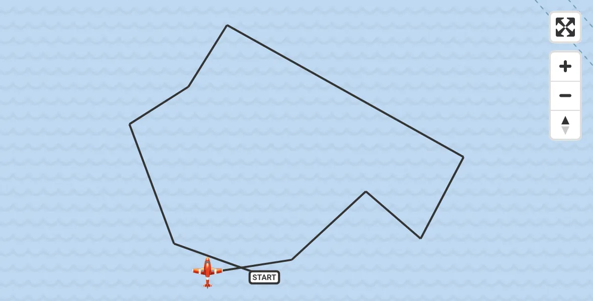 Flight route Coastguard Drone North Sea - North Sea, 23 August 2026, 09:28