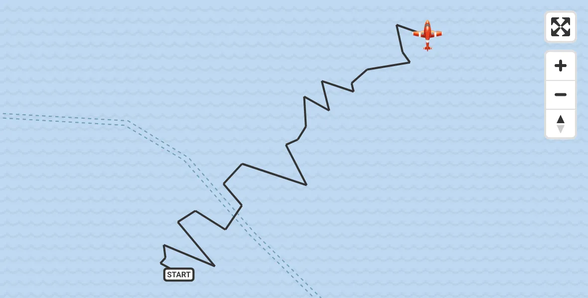 Flight route Coastguard Drone North Sea - North Sea, 23 August 2026, 09:33