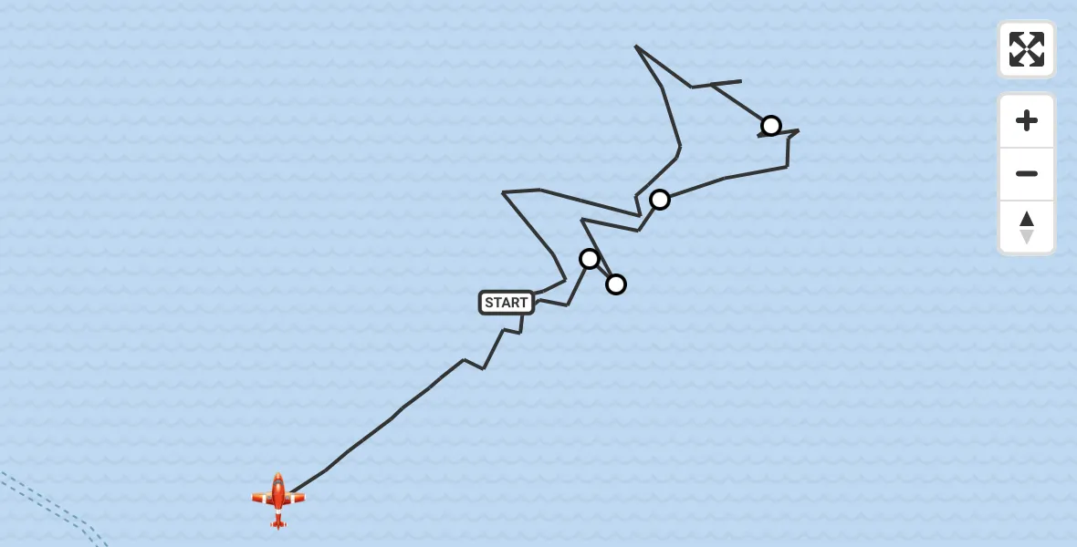 Flight route Coastguard Drone North Sea - North Sea, 23 August 2026, 09:40