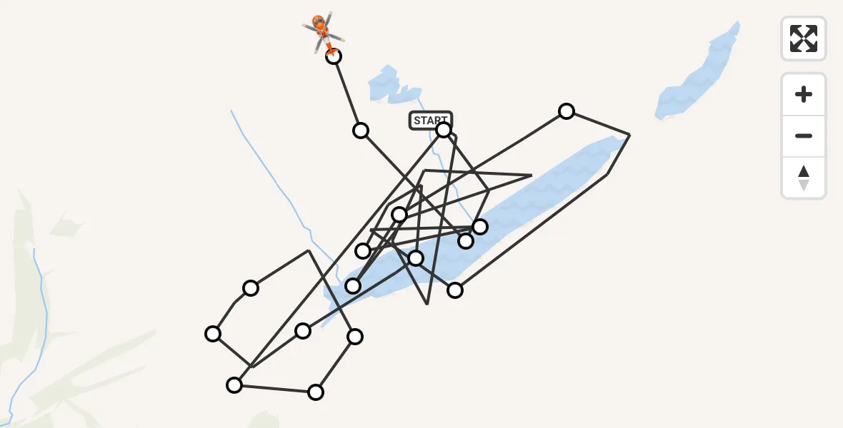Flight route Coastguard Helicopter Leachd an Uillt Riabhaich - Coire an Lochain, 25 August 2026, 16:46