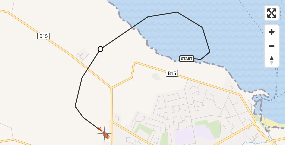 Flight route Coastguard Helicopter Ballycastle - Ballycastle, 26 August 2026, 17:02