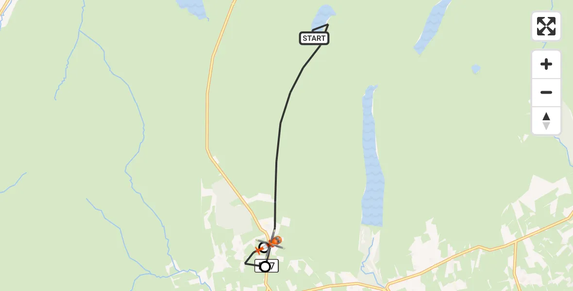 Flight route Coastguard Helicopter Newry, Mourne and Down - Newry, Mourne and Down, 27 August 2026, 12:49