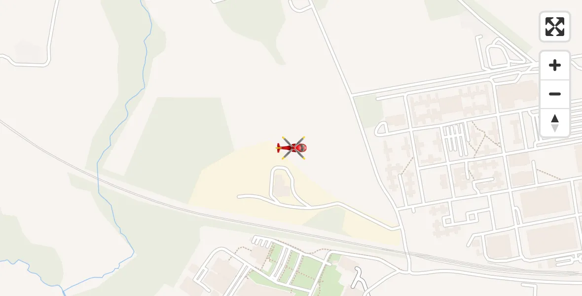 Flight route Air Ambulance Helicopter RAF Cosford - RAF Cosford, 29 August 2026, 17:38