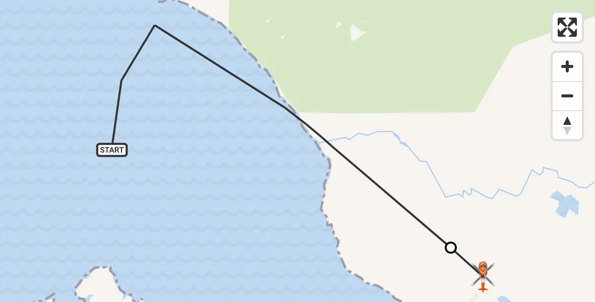 Flight route Coastguard Helicopter Inner Seas - Diabaig, 30 August 2026, 14:40