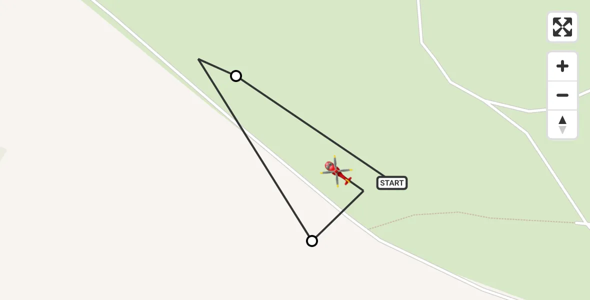 Flight route Air Ambulance Helicopter Shrewton - Shrewton, 31 August 2026, 16:37