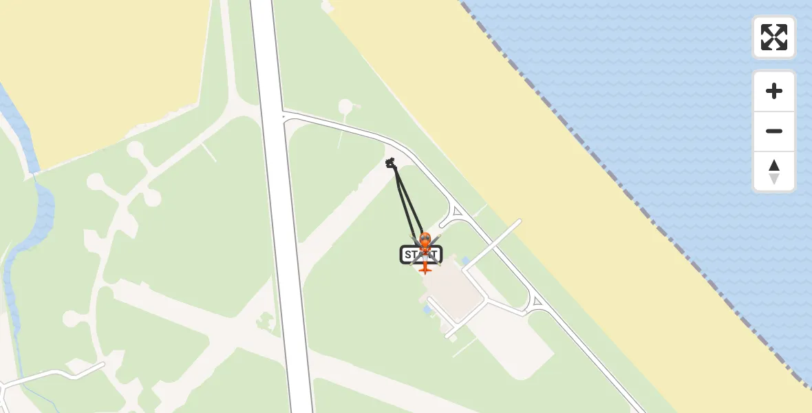 Flight route Coastguard Helicopter Stornoway Airport - Stornoway Airport, 01 September 2026, 14:41