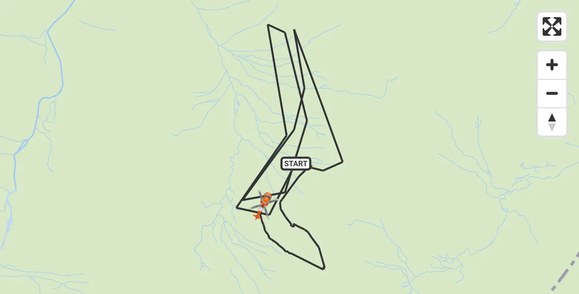 Flight route Coastguard Helicopter Borrowdale - Borrowdale, 04 September 2026, 12:30