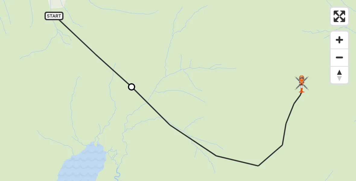 Flight route Coastguard Helicopter Wasdale - Eskdale, 04 September 2026, 18:55