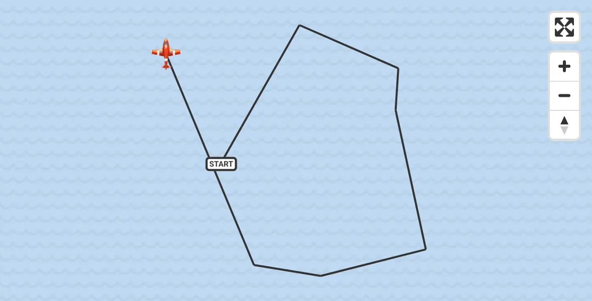 Flight route Coastguard Drone English Channel - English Channel, 06 September 2026, 07:41