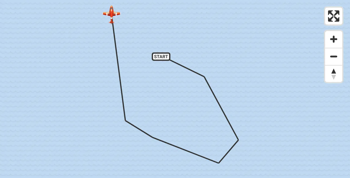 Flight route Coastguard Drone English Channel - English Channel, 06 September 2026, 07:45