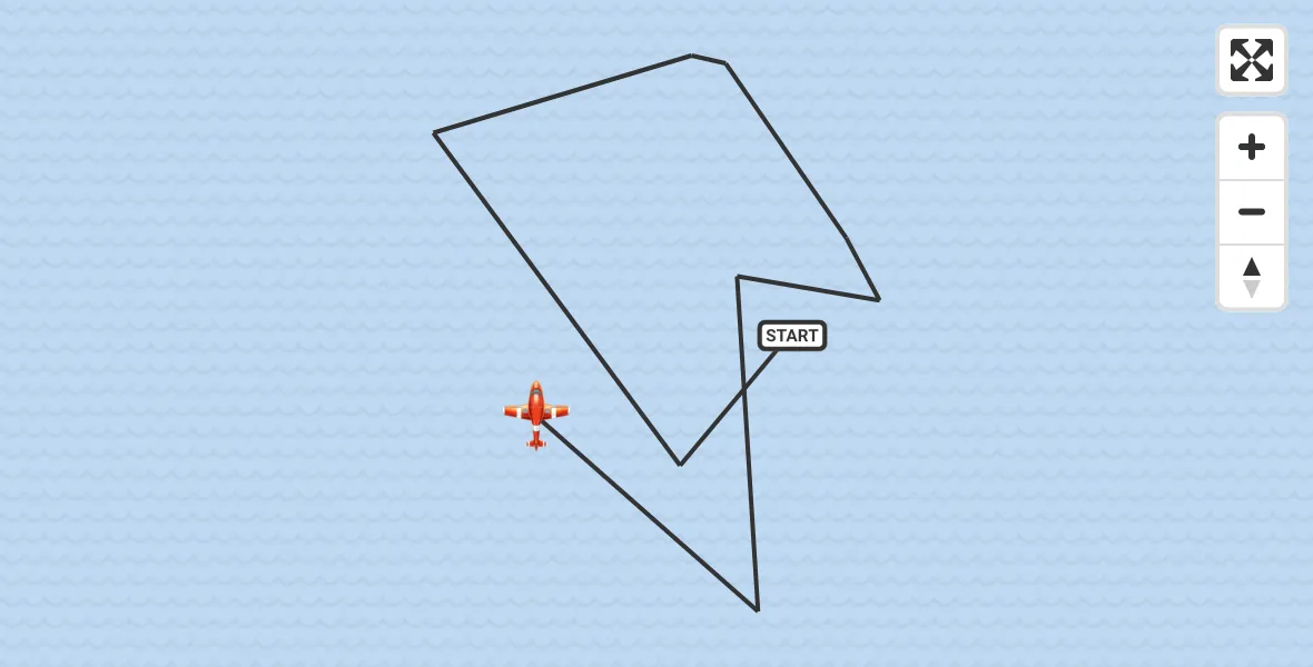 Flight route Coastguard Drone English Channel - English Channel, 06 September 2026, 08:01