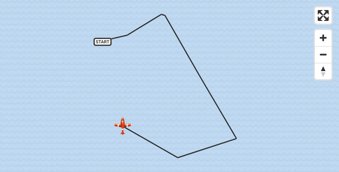 Flight route Coastguard Drone English Channel - English Channel, 06 September 2026, 08:07