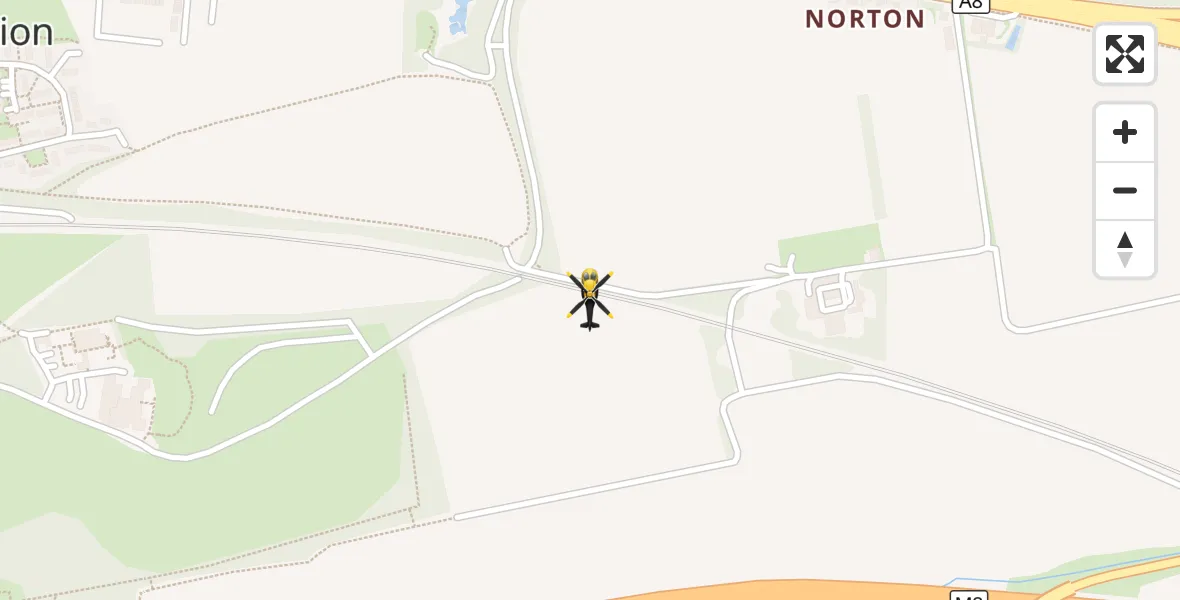 Flight route Police Helicopter Ratho - Ratho, 07 September 2026, 09:23