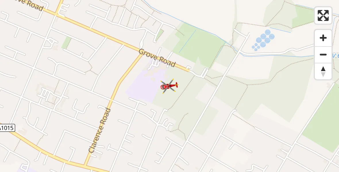 Flight route Air Ambulance Helicopter Rayleigh - Rayleigh, 07 September 2026, 10:37