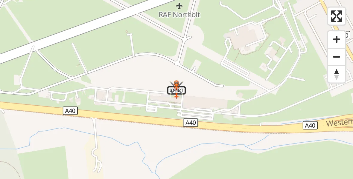 Flight route Coastguard Helicopter RAF Northolt - RAF Northolt, 09 September 2026, 22:33