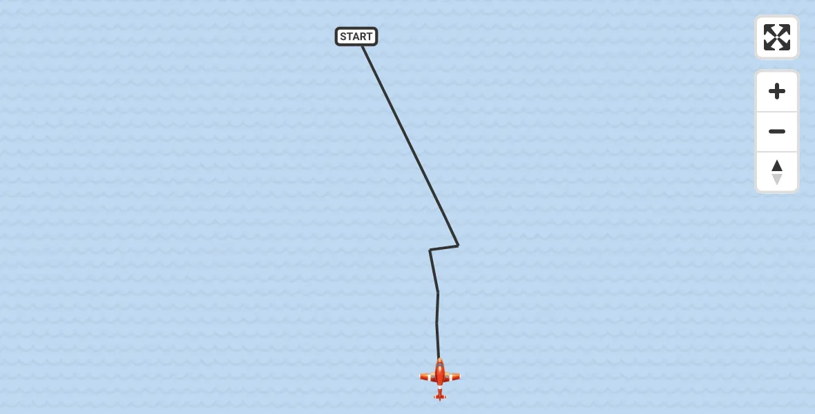 Flight route Coastguard Drone English Channel - English Channel, 10 September 2026, 02:13