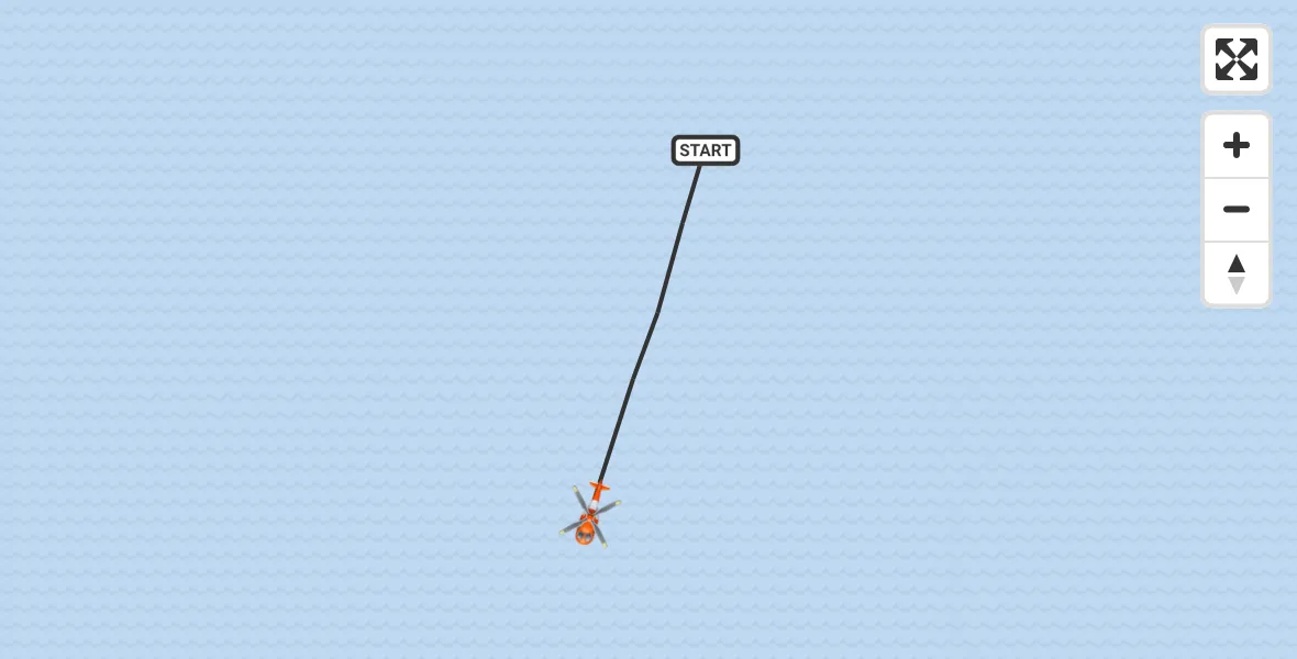 Flight route Coastguard Helicopter North Sea - North Sea, 12 September 2026, 04:36