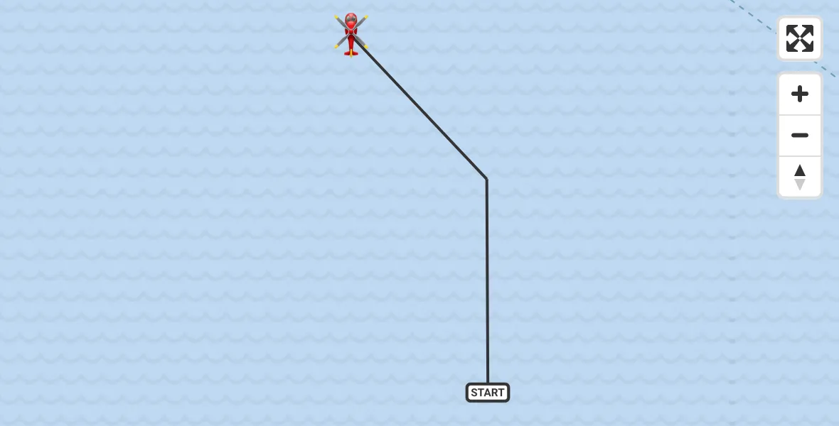 Flight route Air Ambulance Helicopter North Sea - North Sea, 12 September 2026, 16:24