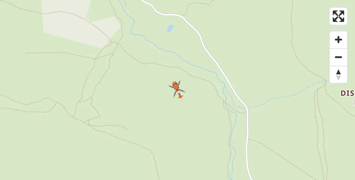 Flight route Coastguard Helicopter Oldham - Oldham, 12 September 2026, 18:44