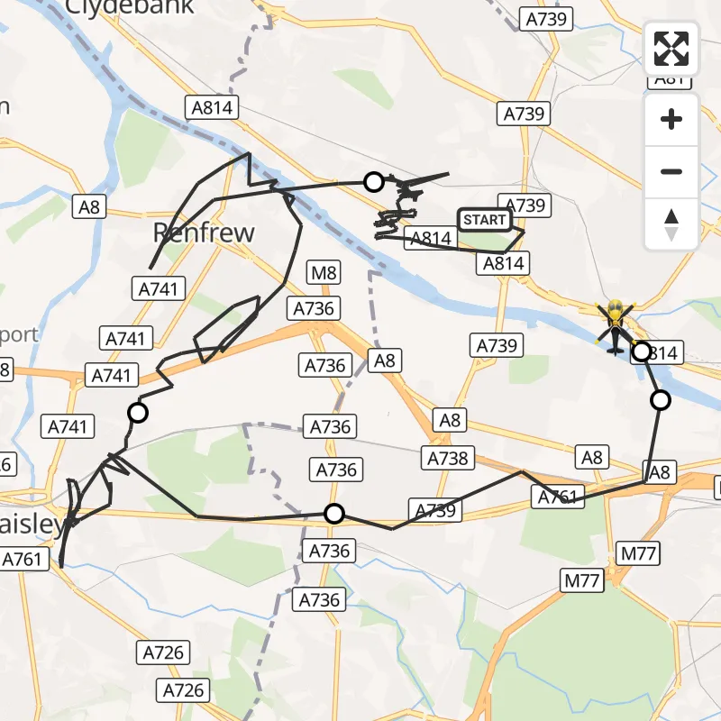 Police Helicopter to Glasgow | 14 September 2026 13:44 | RescueRadar.co.uk