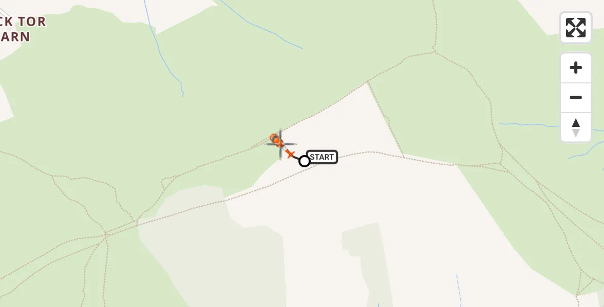 Flight route Coastguard Helicopter Hope - High Peak, 15 September 2026, 18:31